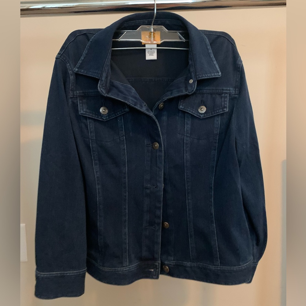 Ruby Rd. Dark Denim Jacket